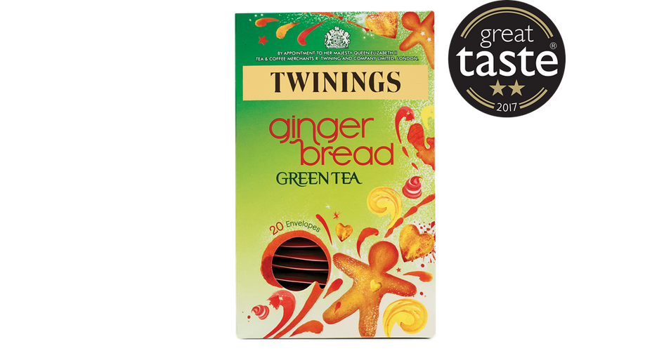 Angol Twinings Gingerbread Indulgence Green Tea 20 Envelopes Angol Zöld Teák Brit Zöld Teák 0579